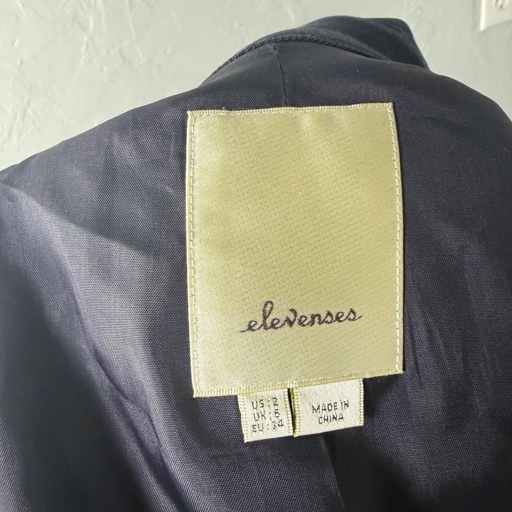 Elevenses Anthropologie Women's Satsuma Jacket 2 Cotton Embroidered zip Boho Y25 - Picture 6 of 7